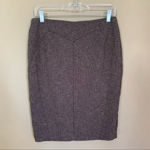 Worthington Brown Tweed Skirt with FREE Maroon Skirt